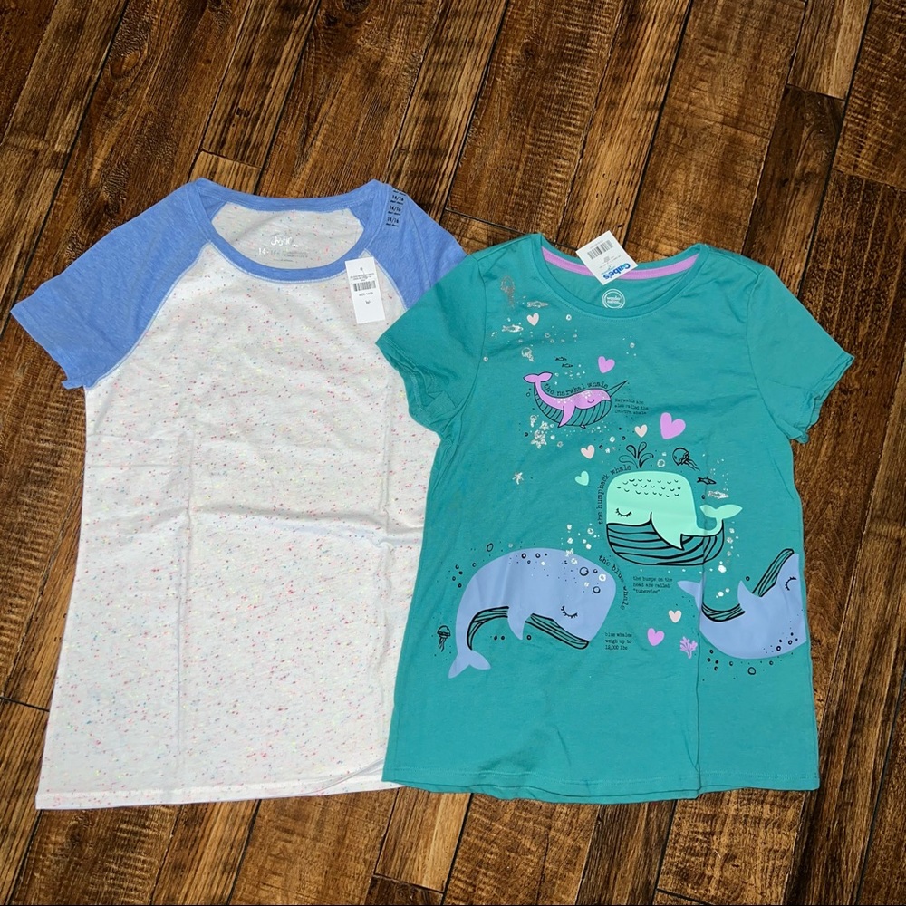 🆕 Justice & Wonder Nation children’s tops bundle - both size 14/16